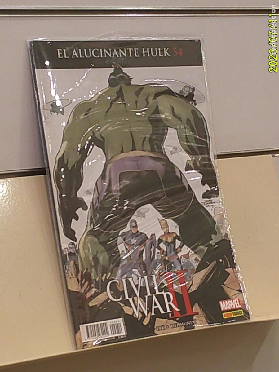 C&oacute;mics: EL ALUCINANTE HULK N&ordm; 54 CIVIL WAR II MARVEL - PANINI