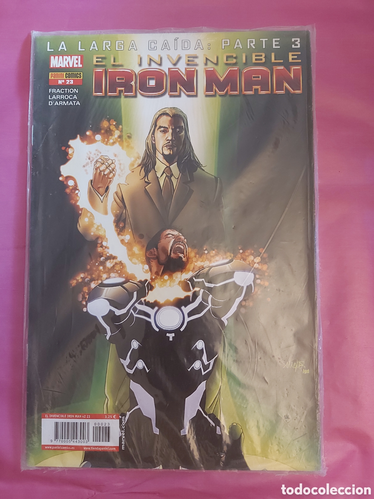 C&oacute;mics: COMIC EL INVENCIBLE IRON MAN 23 MARVEL PANINI COMICS PRECINTADO LA LARGA CAIDA PARTE 3