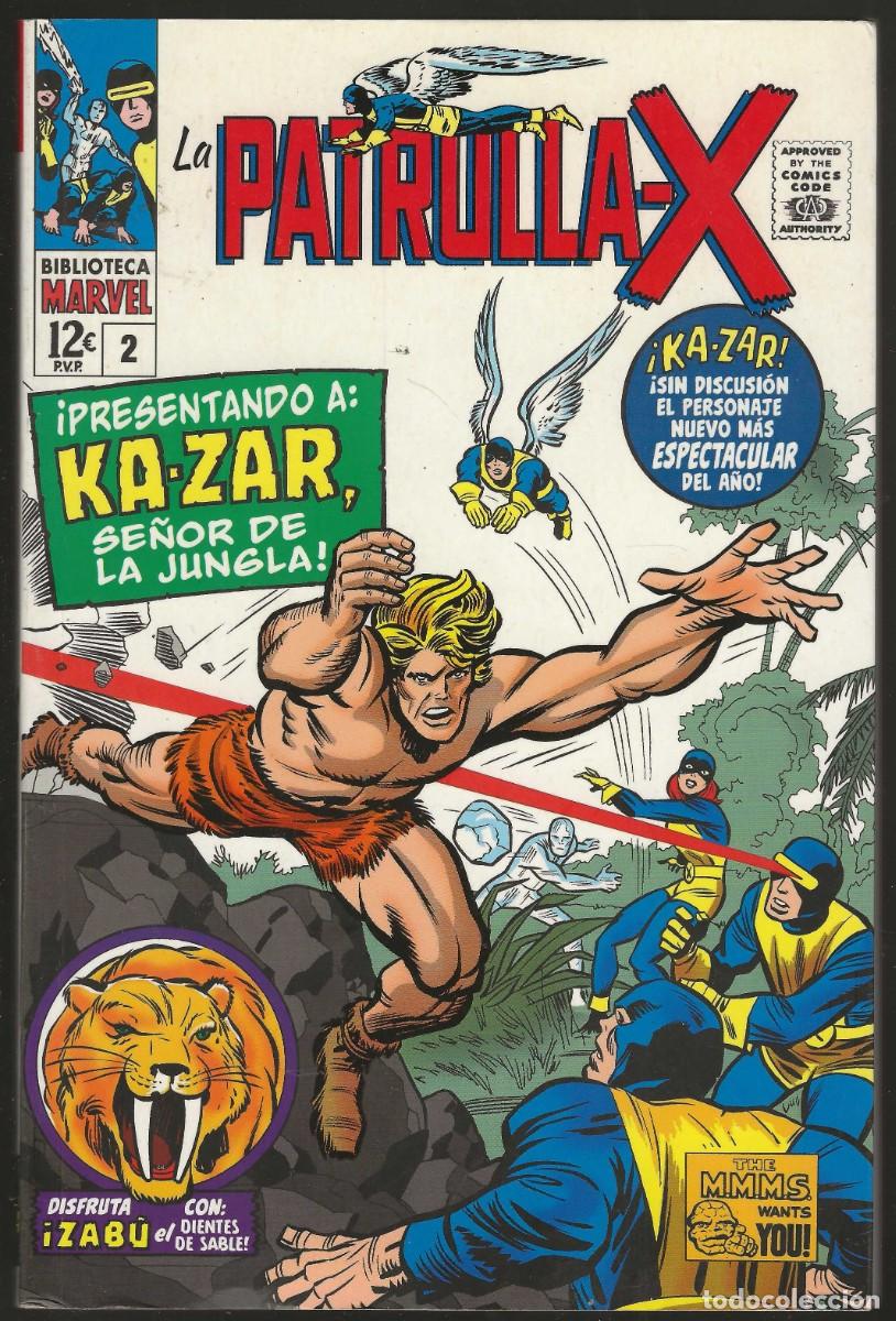 C&oacute;mics: BIBLIOTECA MARVEL -- N&ordm; 2 LA PATRULLA X