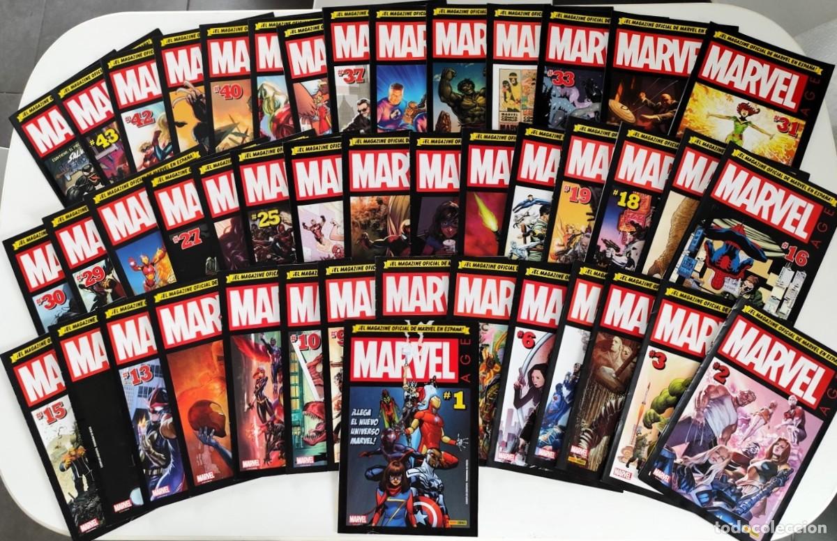 C&oacute;mics: LOTE 42 c&oacute;mics MARVEL AGE, MAGAZINE OFICIAL MARVEL EN ESPA&Ntilde;A - COMPLETA ~ PANINI (2016/19)