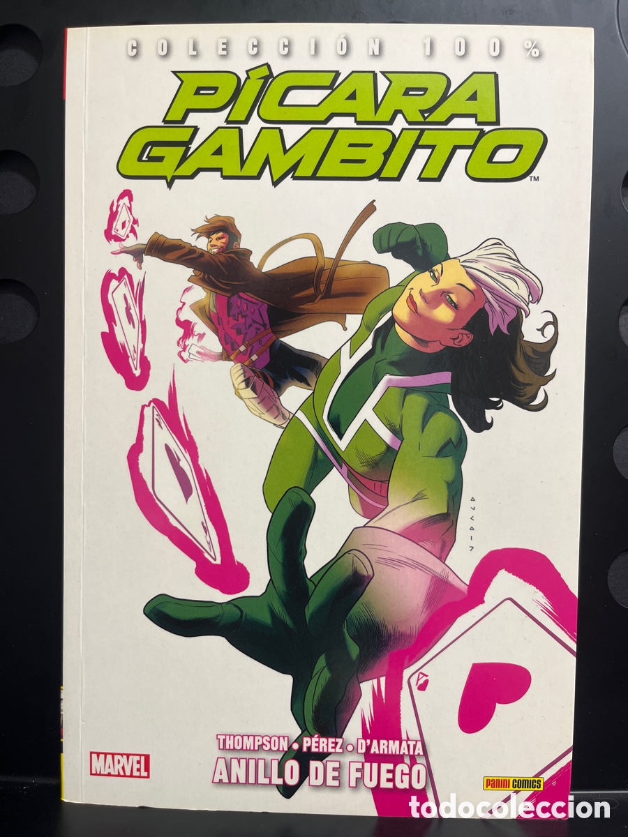 C&oacute;mics: P&Iacute;CARA & GAMBITO : ANILLO DE FUEGO COLECCI&Oacute;N 100% MARVEL ( 2018 )