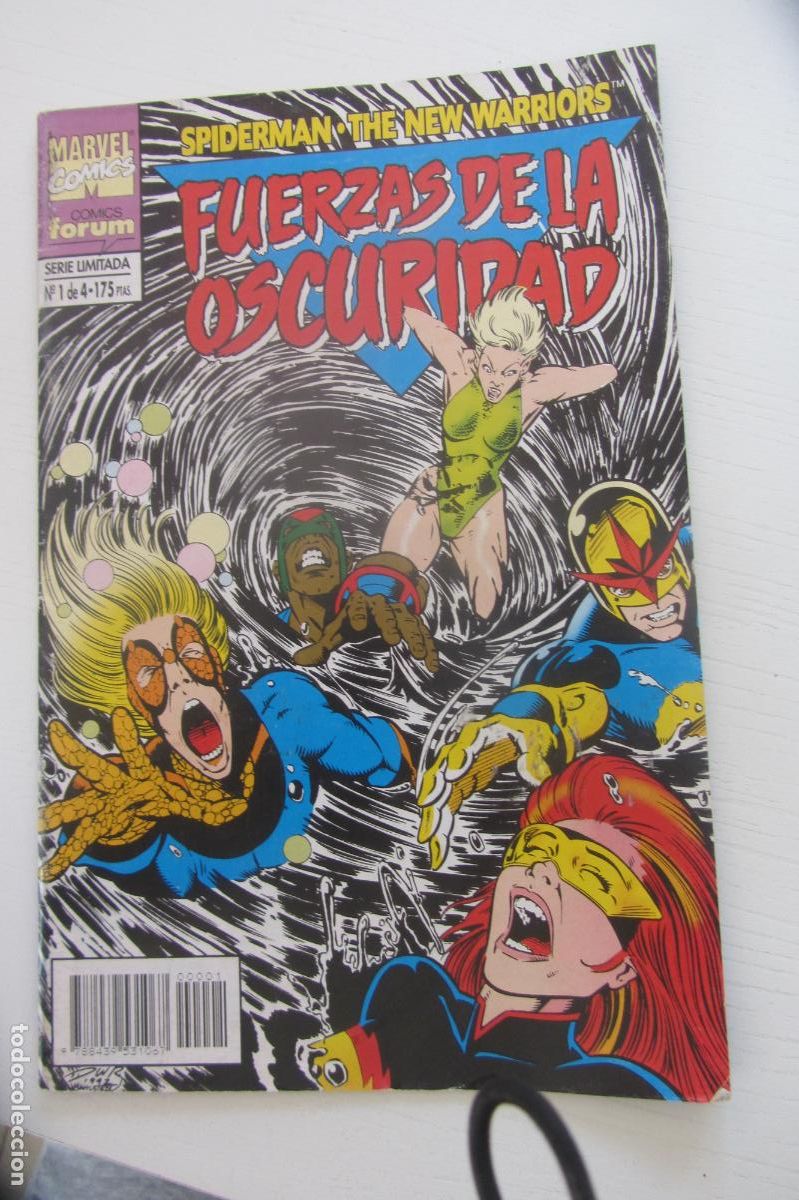 C&oacute;mics: FUERZAS DE LA OSCURIDAD - N&ordm; 1 DE 4 - SPIDERMAN - THE NEW WARRIORS FORUM BUEN ESTADO Arx152