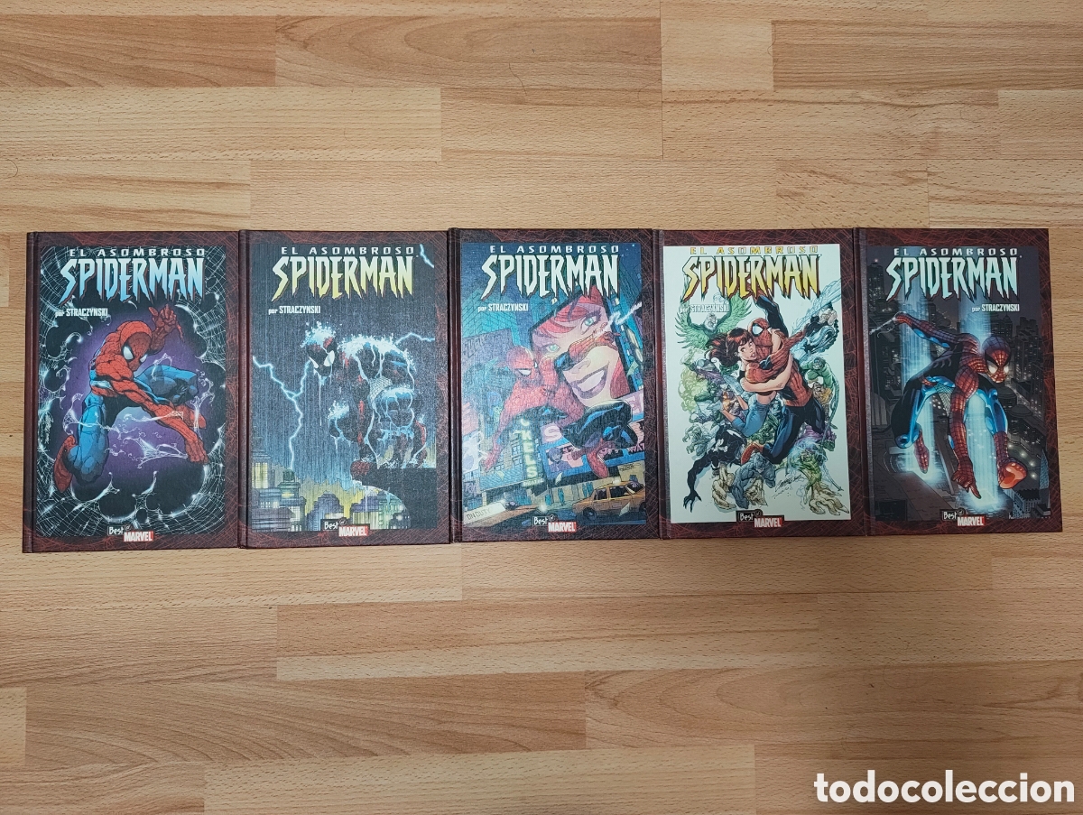 C&oacute;mics: BEST OF MARVEL EL ASOMBROSO SPIDER-MQN STRACZTNSKI 1-5 COMPLETOS| PANINI