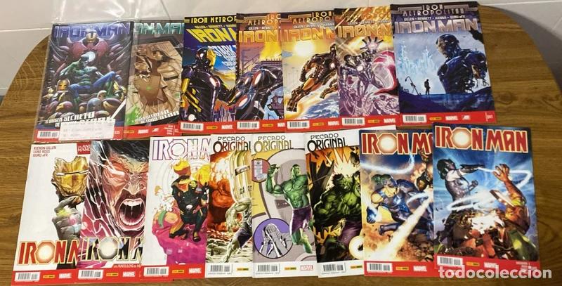 C&oacute;mics: Lote 14 Comics Iron Man Vol 2 35 al 49 Marvel (Kieron Gillen / Joe Quesada / Luke Ross)