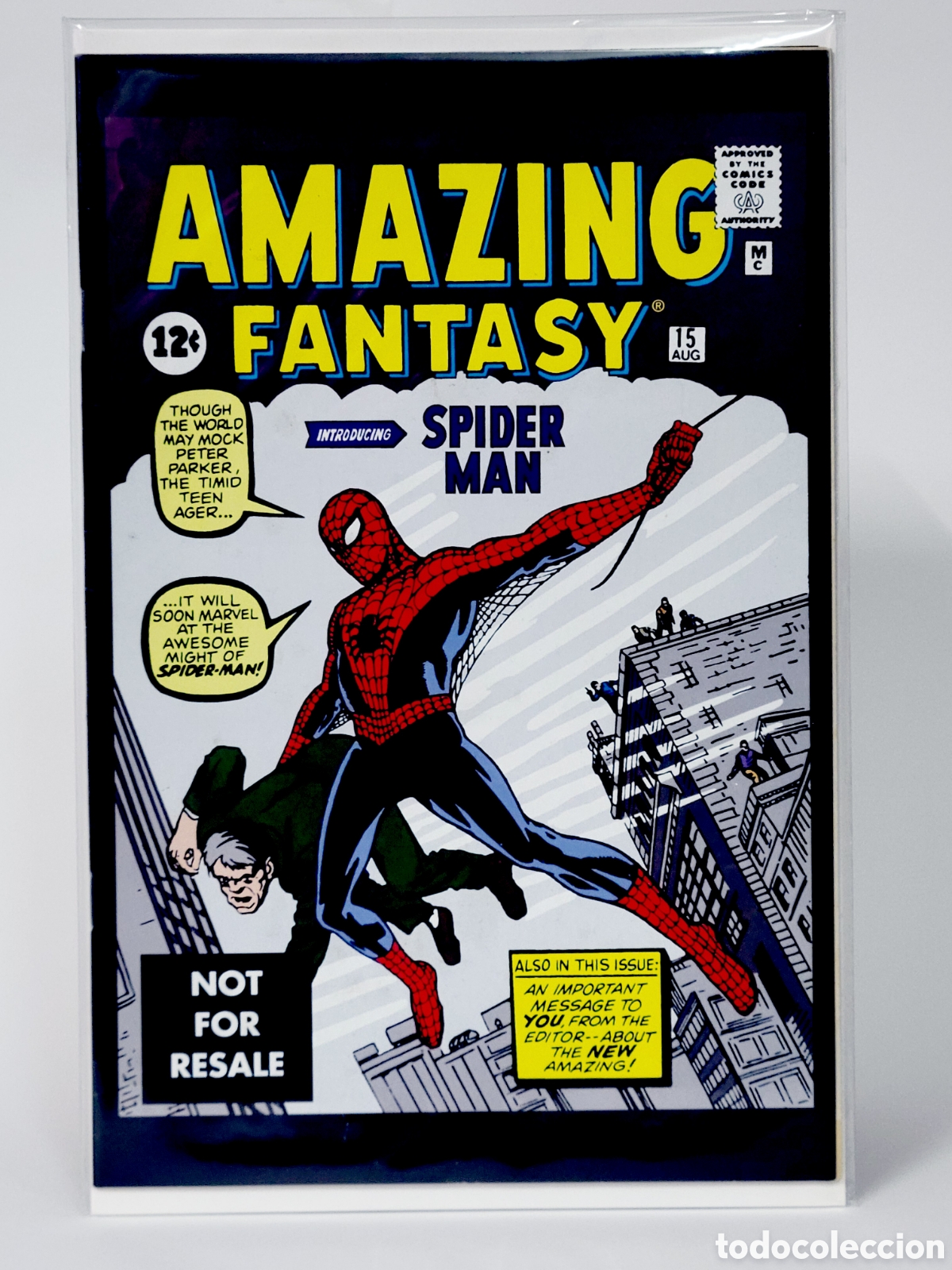 C&oacute;mics: C&Oacute;MIC SPIDERMAN AMAZING FANTASY MAYO 2005 FACSIMIL (SPIDER-MAN) MARVEL EXCELENTE ESTADO