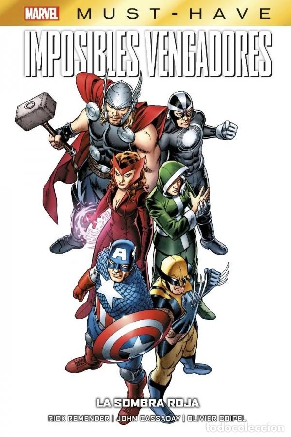 C&oacute;mics: MARVEL MUST-HAVE IMPOSIBLES VENGADORES LA SOMBRA ROJA. PANINI. TAPA DURA