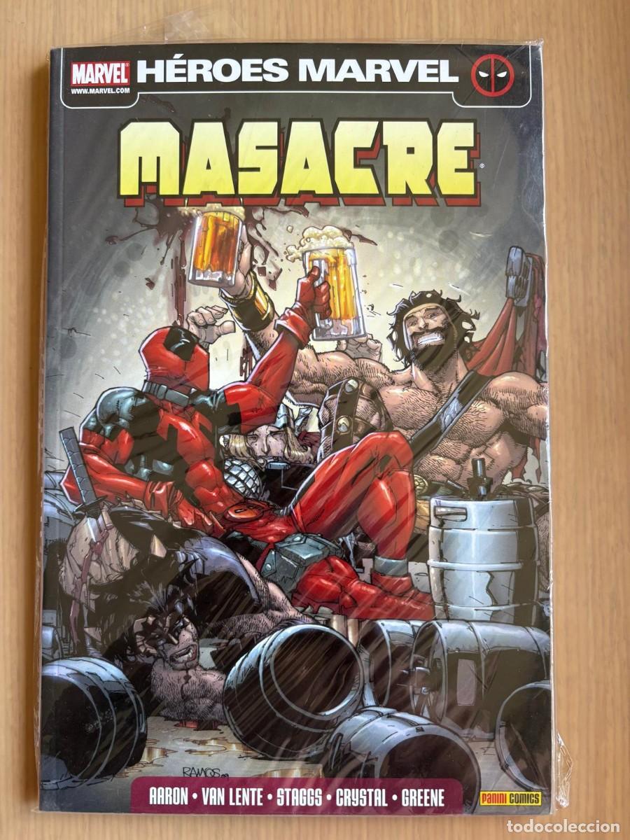 C&oacute;mics: Masacre heroes marvel estado muy bueno panini