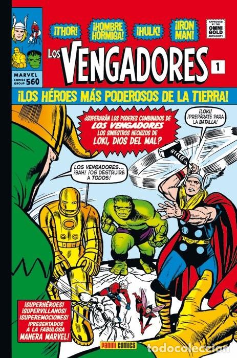C&oacute;mics: LOS VENGADORES OMNIGOLD INTEGRAL 1. LA LLEGADA DE LOS VENGADORES. PANINI. TAPA DURA
