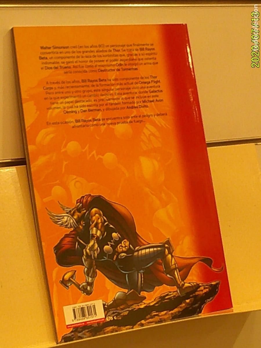 C&oacute;mics: HEROES MARVEL THOR PRESENTA: DESTRUCTOR DE TORMENTAS LA SAGA DE BILL RAYOS BETA - PANINI - Foto 2