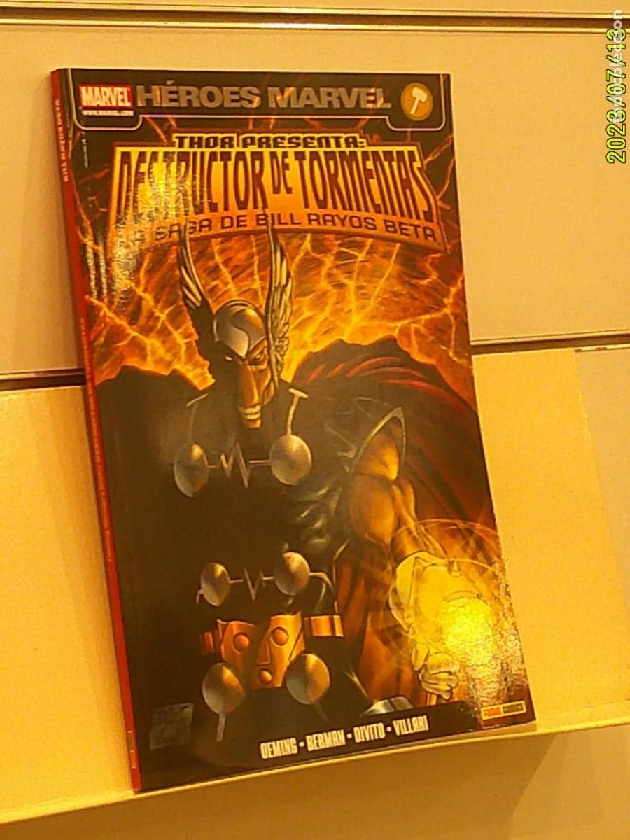 C&oacute;mics: HEROES MARVEL THOR PRESENTA: DESTRUCTOR DE TORMENTAS LA SAGA DE BILL RAYOS BETA - PANINI