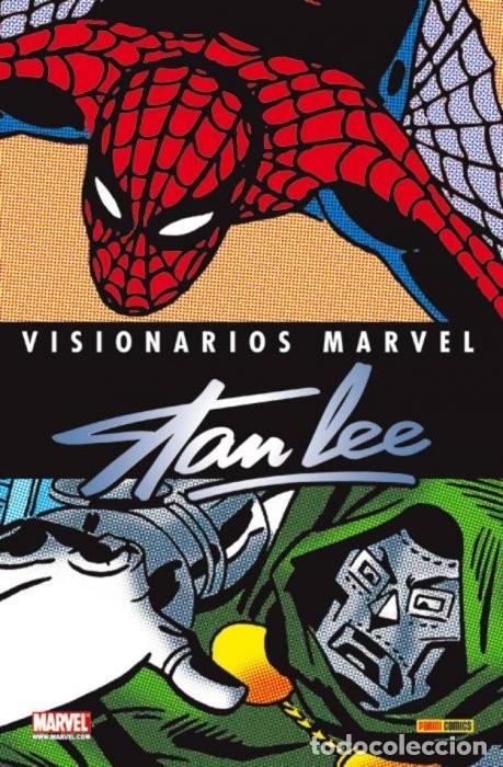 C&oacute;mics: VISIONARIOS MARVEL. STAN LEE. 380 PAGINAS. PANINI. TAPA DURA.