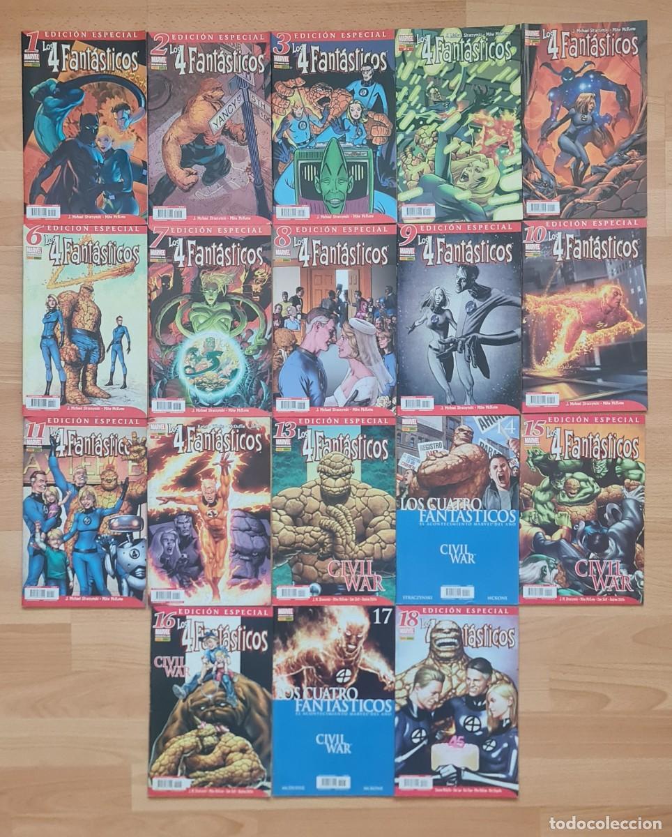 C&oacute;mics: LOS CUATRO FANTASTICOS Vol 6. Coleccion completa de 18 comics. Panini Comics 2006.