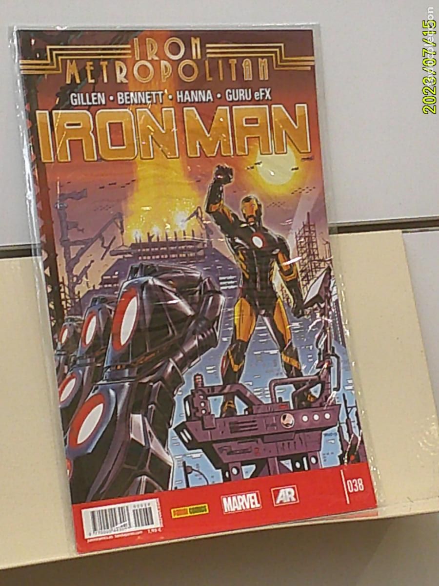 C&oacute;mics: IRON MAN VOL. 2 N&ordm; 38 IRON METROPOLITAN MARVEL - PANINI - Foto 1
