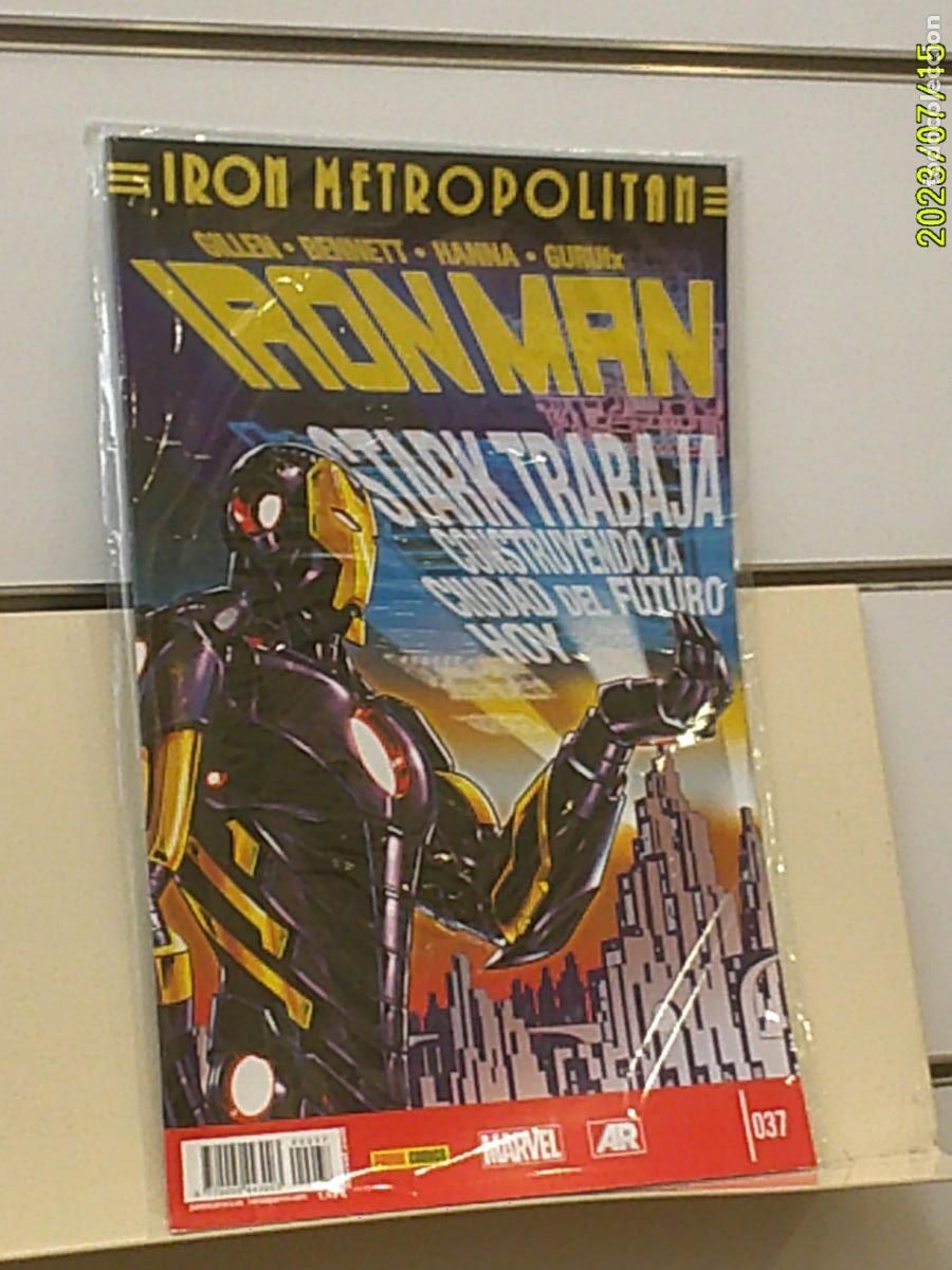 C&oacute;mics: IRON MAN VOL. 2 N&ordm; 37 IRON METROPOLITAN MARVEL - PANINI