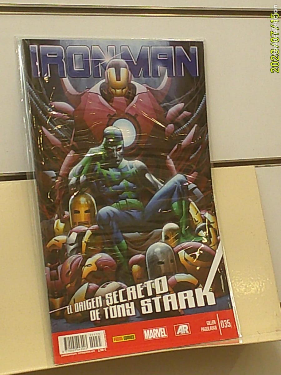 C&oacute;mics: IRON MAN VOL. 2 N&ordm; 35 EL ORIGEN SECRETO DE TONY STARK MARVEL - PANINI