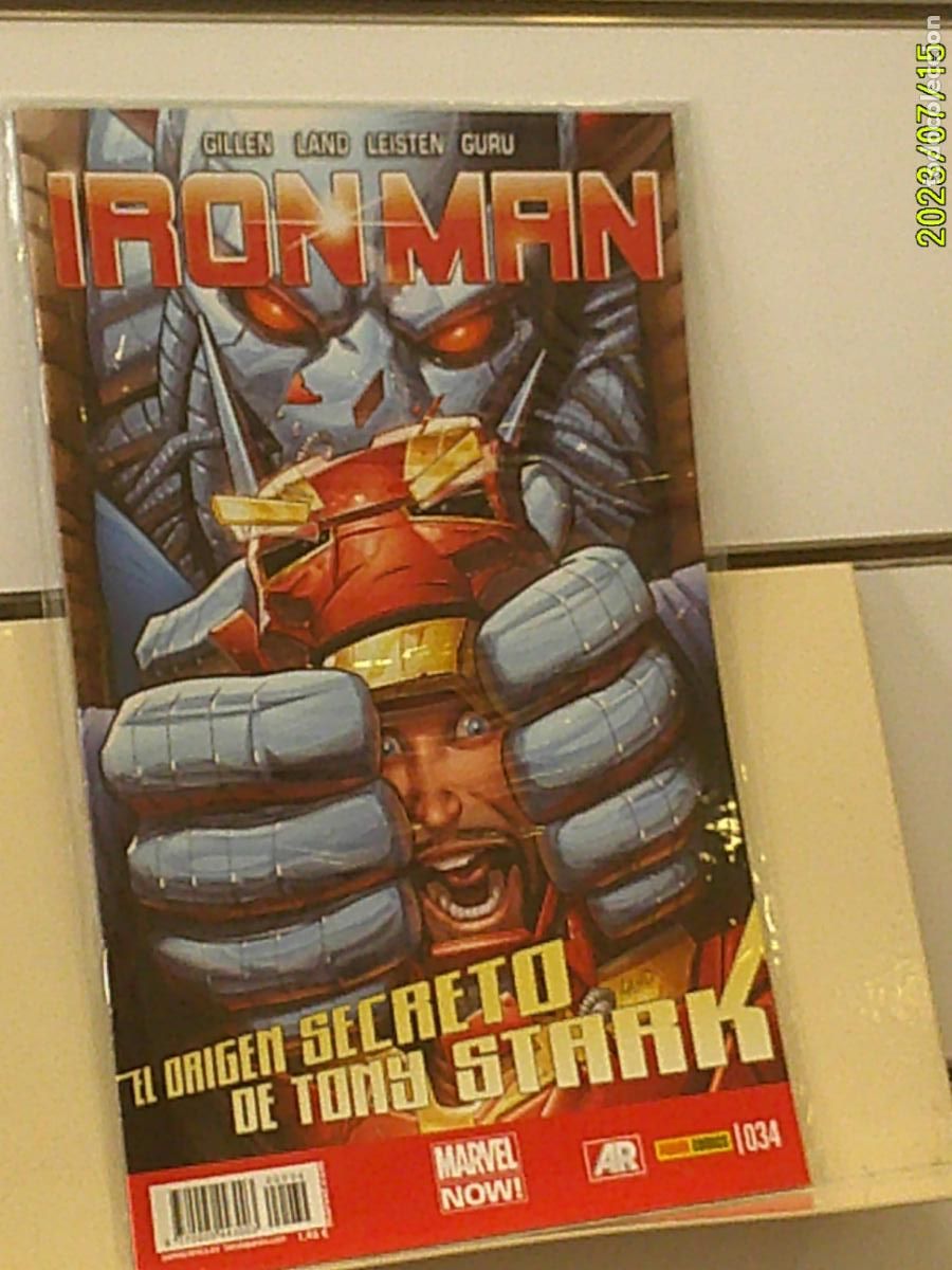 C&oacute;mics: IRON MAN VOL. 2 N&ordm; 34 EL ORIGEN SECRETO DE TONY STARK MARVEL - PANINI