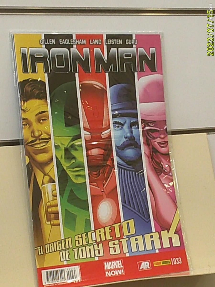C&oacute;mics: IRON MAN VOL. 2 N&ordm; 33 EL ORIGEN SECRETO DE TONY STARK MARVEL - PANINI