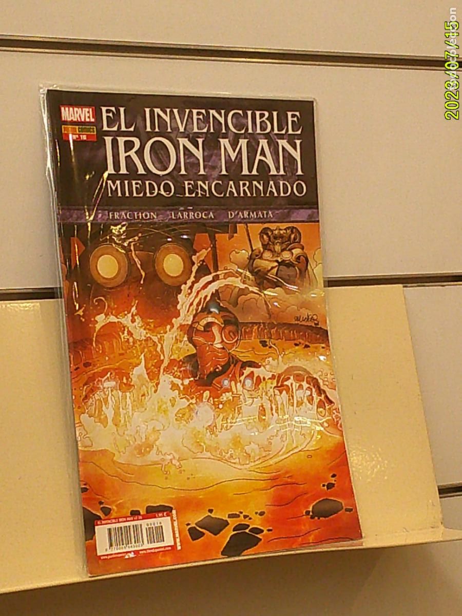 C&oacute;mics: EL INVENCIBLE IRON MAN VOL. 2 N&ordm; 16 MIEDO ENCARNADO MARVEL - PANINI