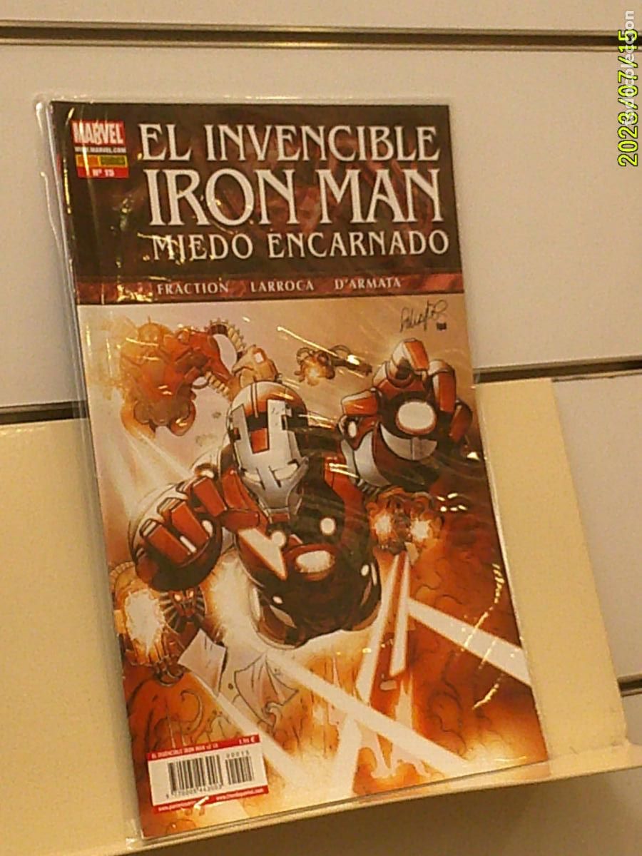 C&oacute;mics: EL INVENCIBLE IRON MAN VOL. 2 N&ordm; 15 MIEDO ENCARNADO MARVEL - PANINI