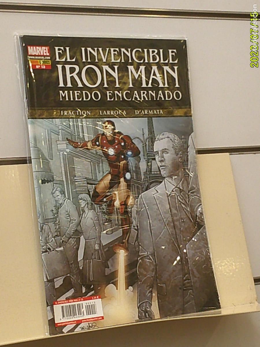 C&oacute;mics: EL INVENCIBLE IRON MAN VOL. 2 N&ordm; 13 MIEDO ENCARNADO MARVEL - PANINI