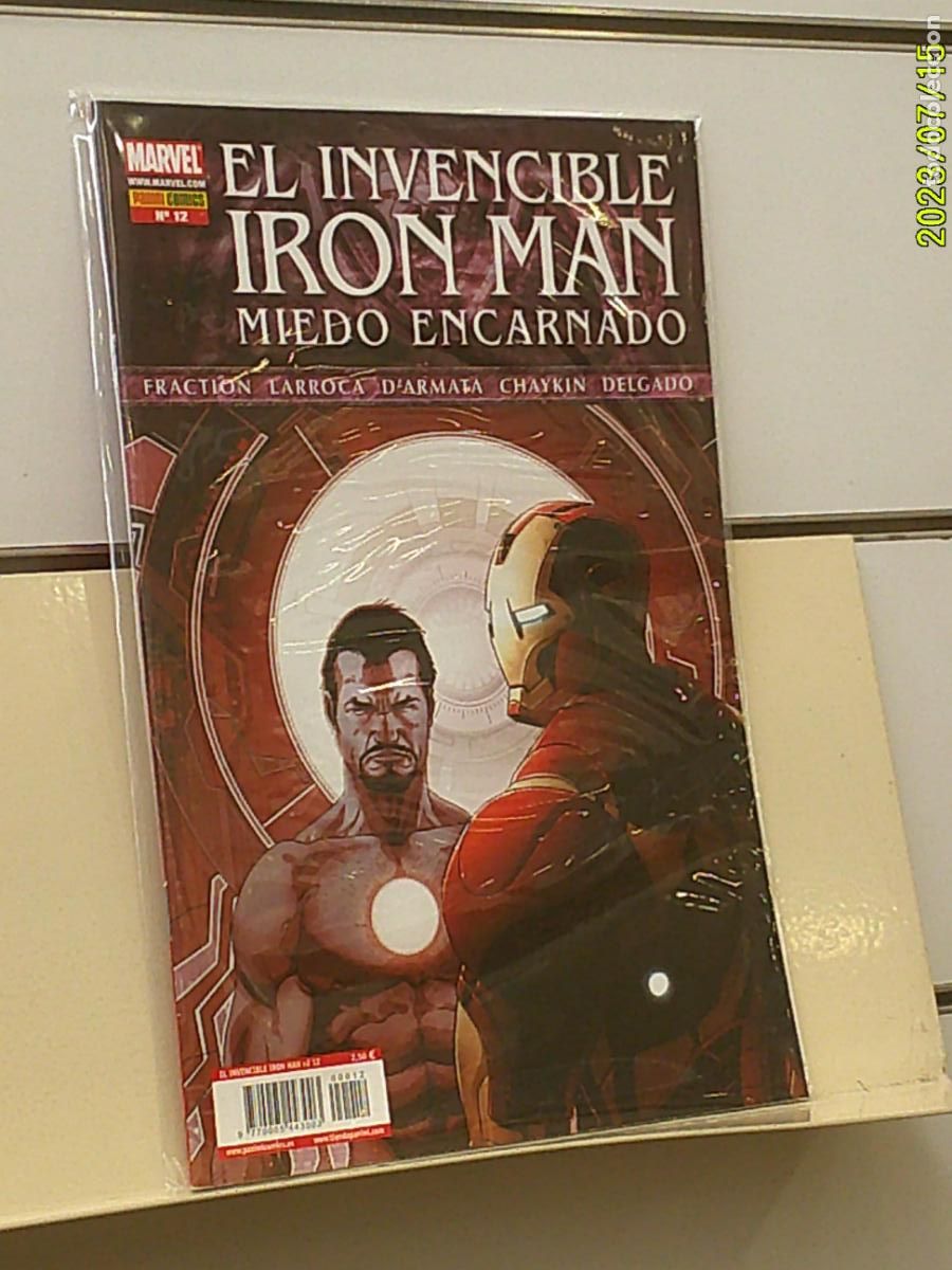 C&oacute;mics: EL INVENCIBLE IRON MAN VOL. 2 N&ordm; 12 MIEDO ENCARNADO MARVEL - PANINI