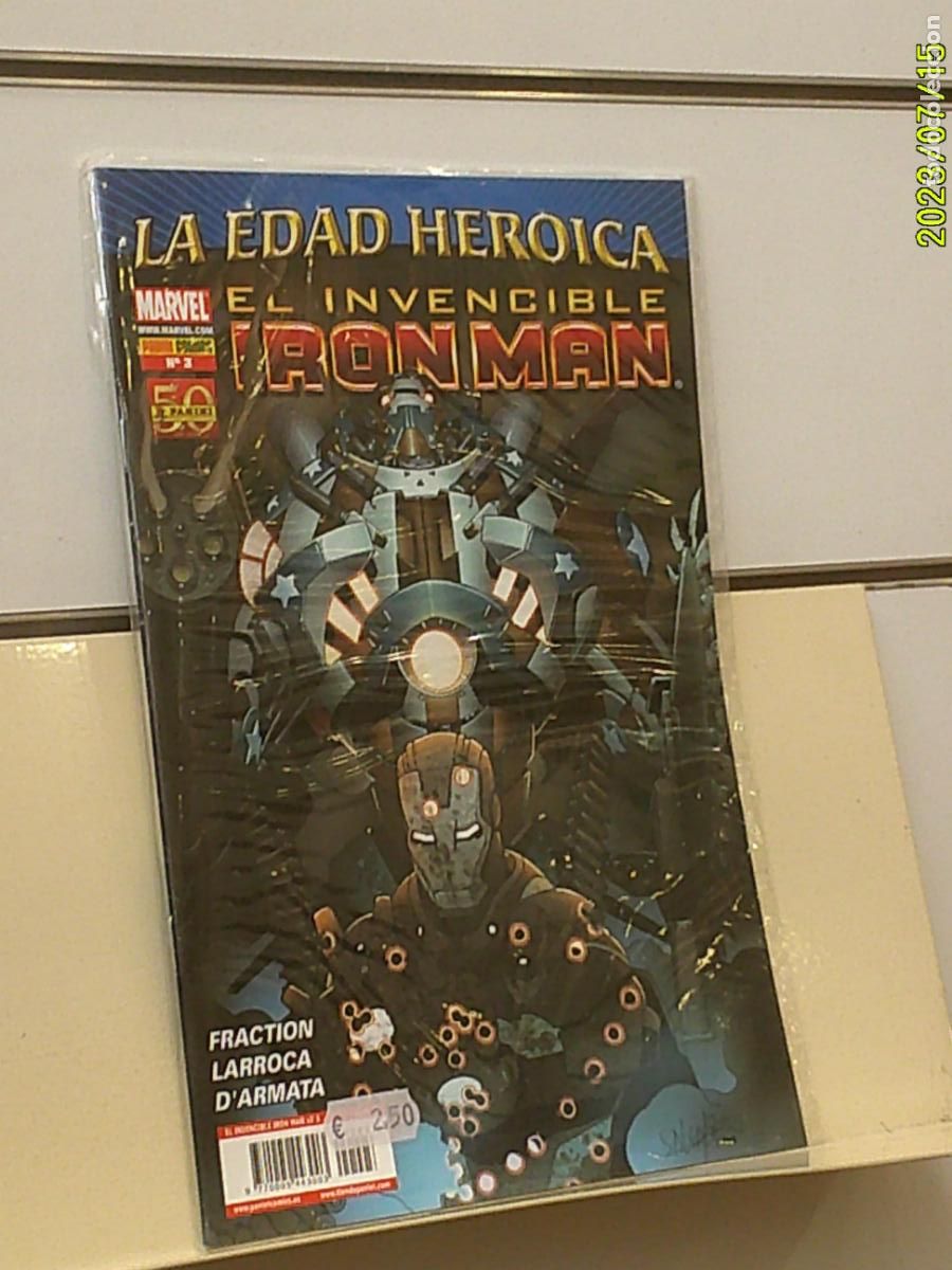 C&oacute;mics: EL INVENCIBLE IRON MAN VOL. 2 N&ordm; 3 MARVEL - PANINI