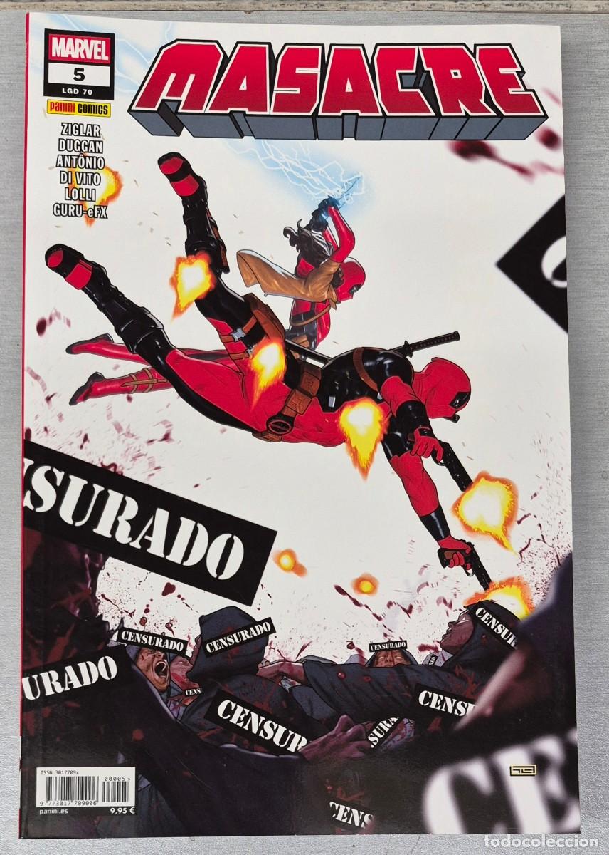 C&oacute;mics: MASACRE N&ordm; 5 / 70 - CODY ZIGLAR / MARVEL - PANINI - Foto 1