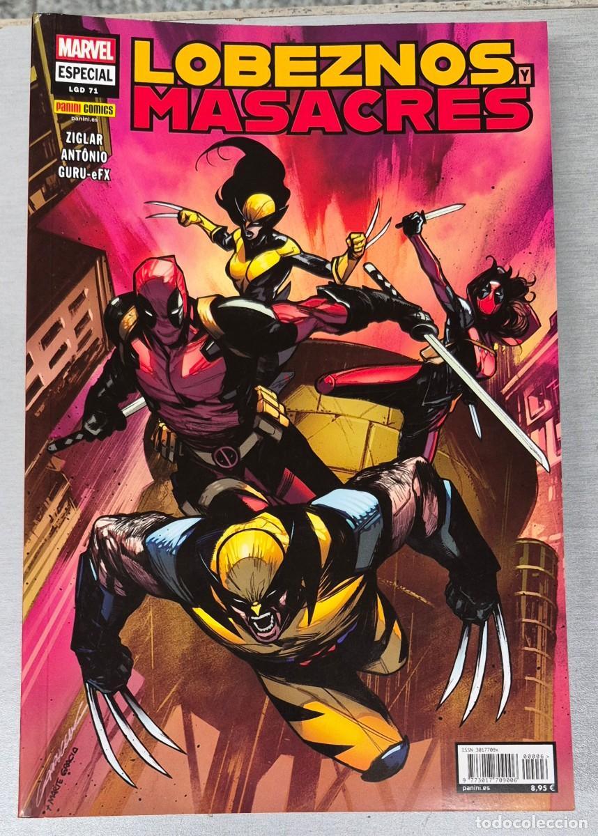 C&oacute;mics: MASACRE ESPECIAL 71 : LOBEZNOS Y MASACRES - CODY ZIGLAR / MARVEL - PANINI