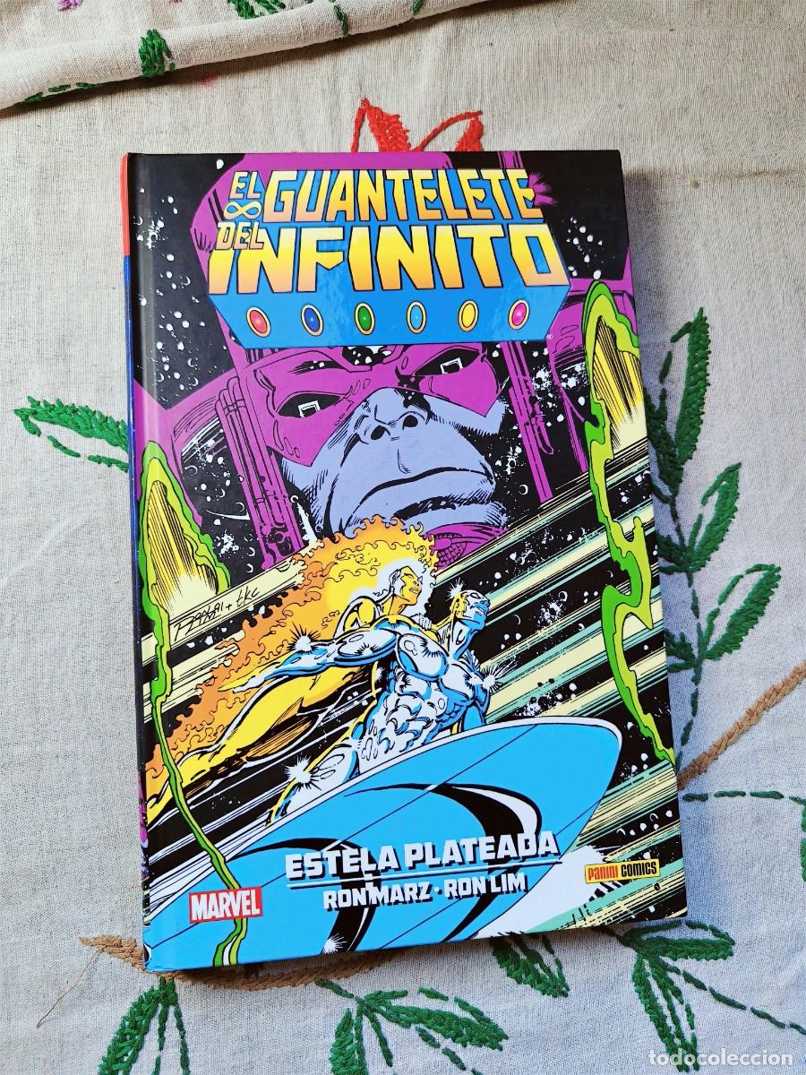C&oacute;mics: Colecci&oacute;n Jim Starlin. Tomo 4. El Guantelete del Infinito: Estela Plateada. Panini. Tapa dura.
