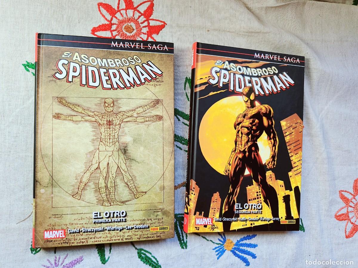 C&oacute;mics: El Asombroso Spiderman 9 El Otro Primera Parte y 10 El Otro Segunda Parte. Marvel Saga. Panini