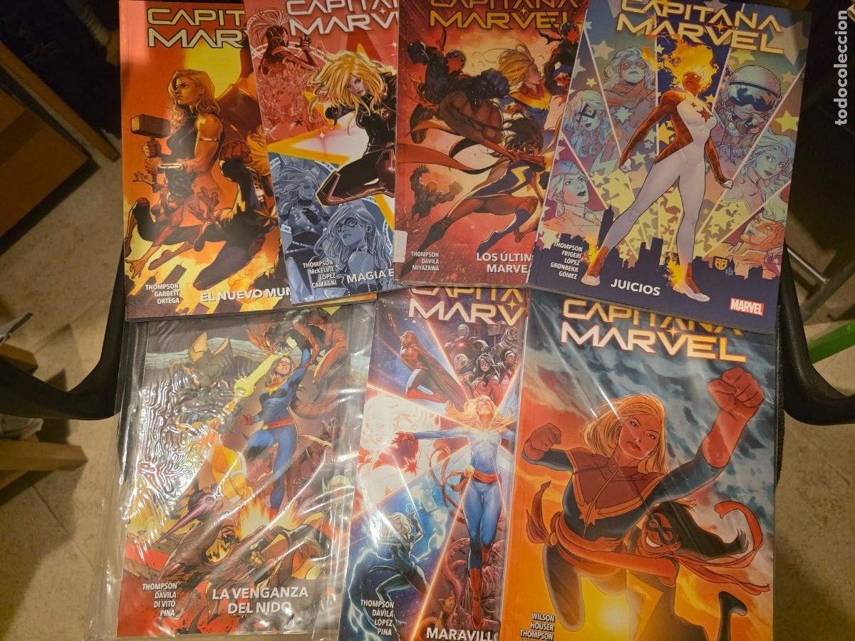 C&oacute;mics: CAPITANA MARVEL VOL. 2 (OBRA COMPLETA 6 TOMOS + ESPECIAL) - PANINI