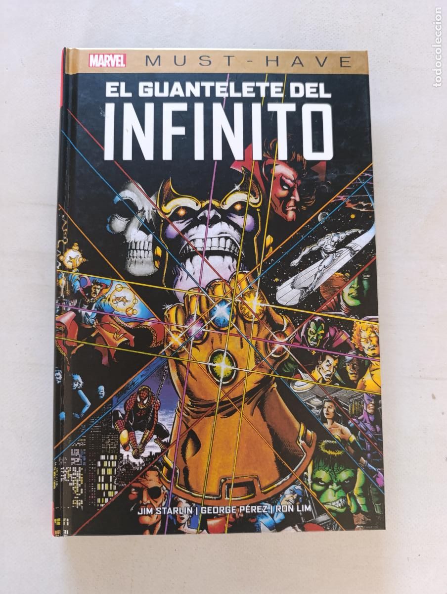 C&oacute;mics: EL GUANTELETE DEL INFINITO - STARLIN, PEREZ, LIM - MARVEL MUST-HAVE - PANINI - TAPA DURA (355w)