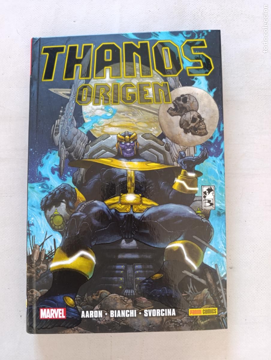 C&oacute;mics: THANOS - ORIGEN - AARON, BIANCHI, SCORCINA - MARVEL - PANINI - TAPA DURA (355)