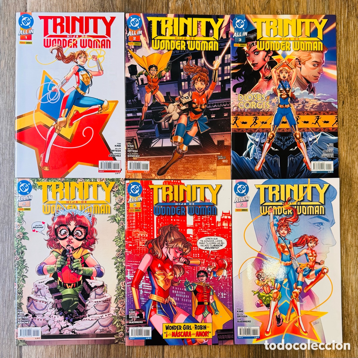 C&oacute;mics: Trinity Hija de Wonder Woman. Colecci&oacute;n Completa (6 Grapas) - DC Comics / Panini