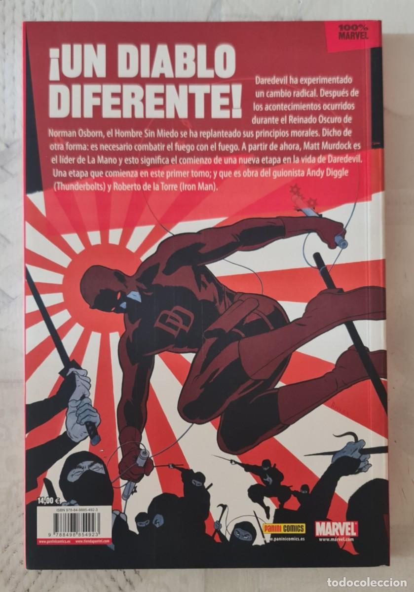 C&oacute;mics: 100% MARVEL. DAREDEVIL. LA MANO DEL DIABLO. Panini Comics 2010 - Foto 2