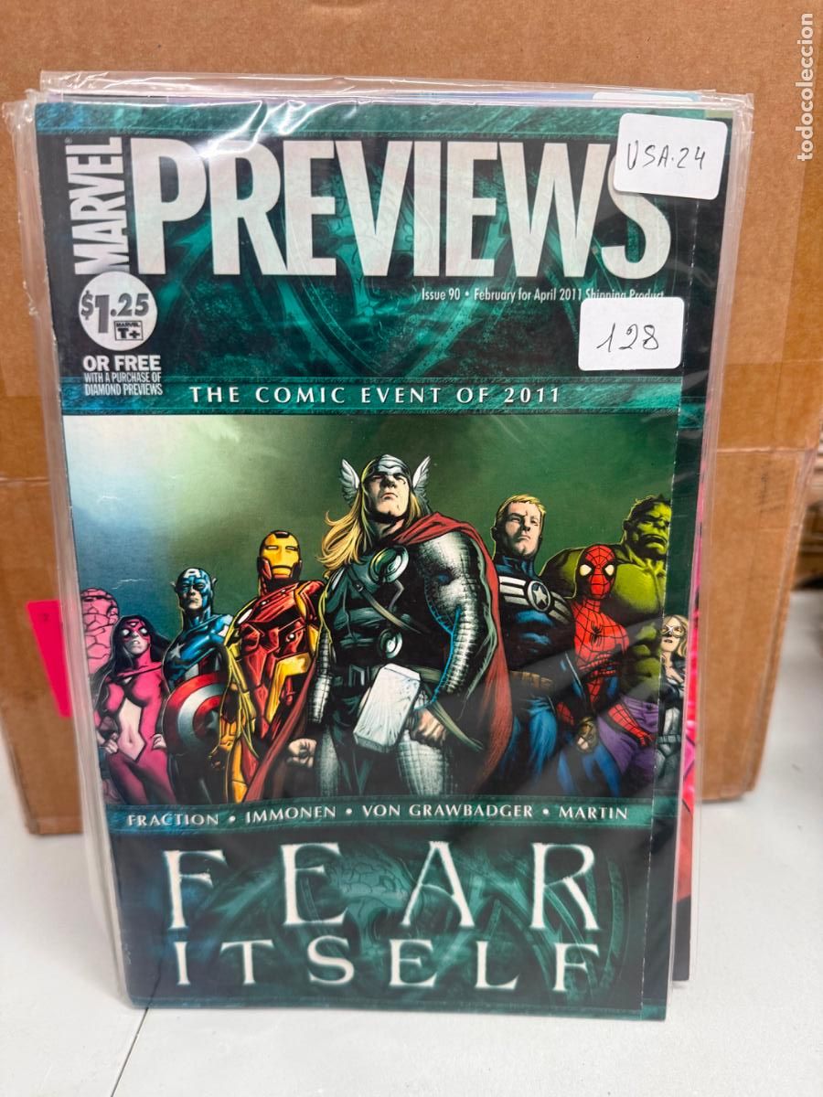 C&oacute;mics: MARVEL PREVIEWS NUMERO OR FREE EN INGLES