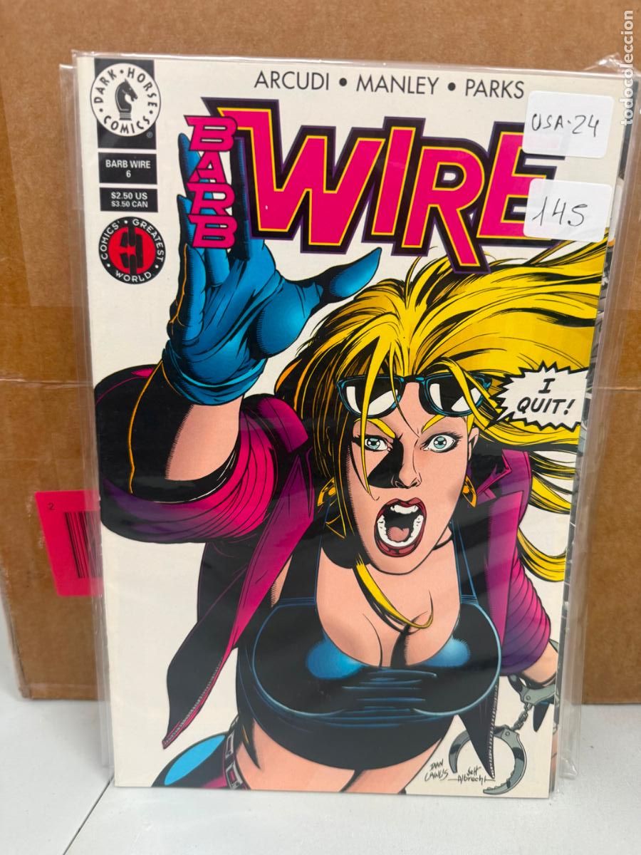 C&oacute;mics: BARB WIRE NUMERO 6 EN INGLES