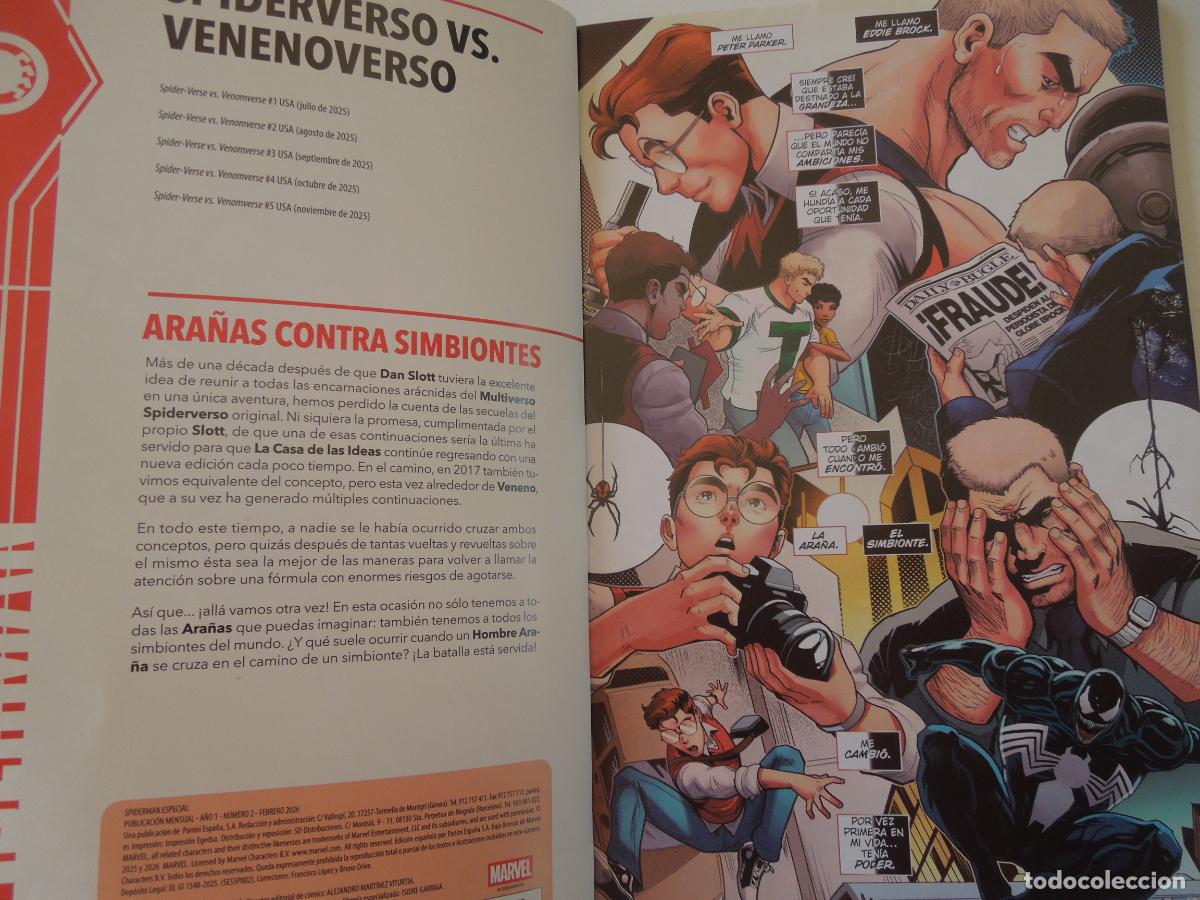 C&oacute;mics: SPIDERVERSO- VENENOVERSO - MARVEL ESPECIAL - PANINI 2026 - Foto 2