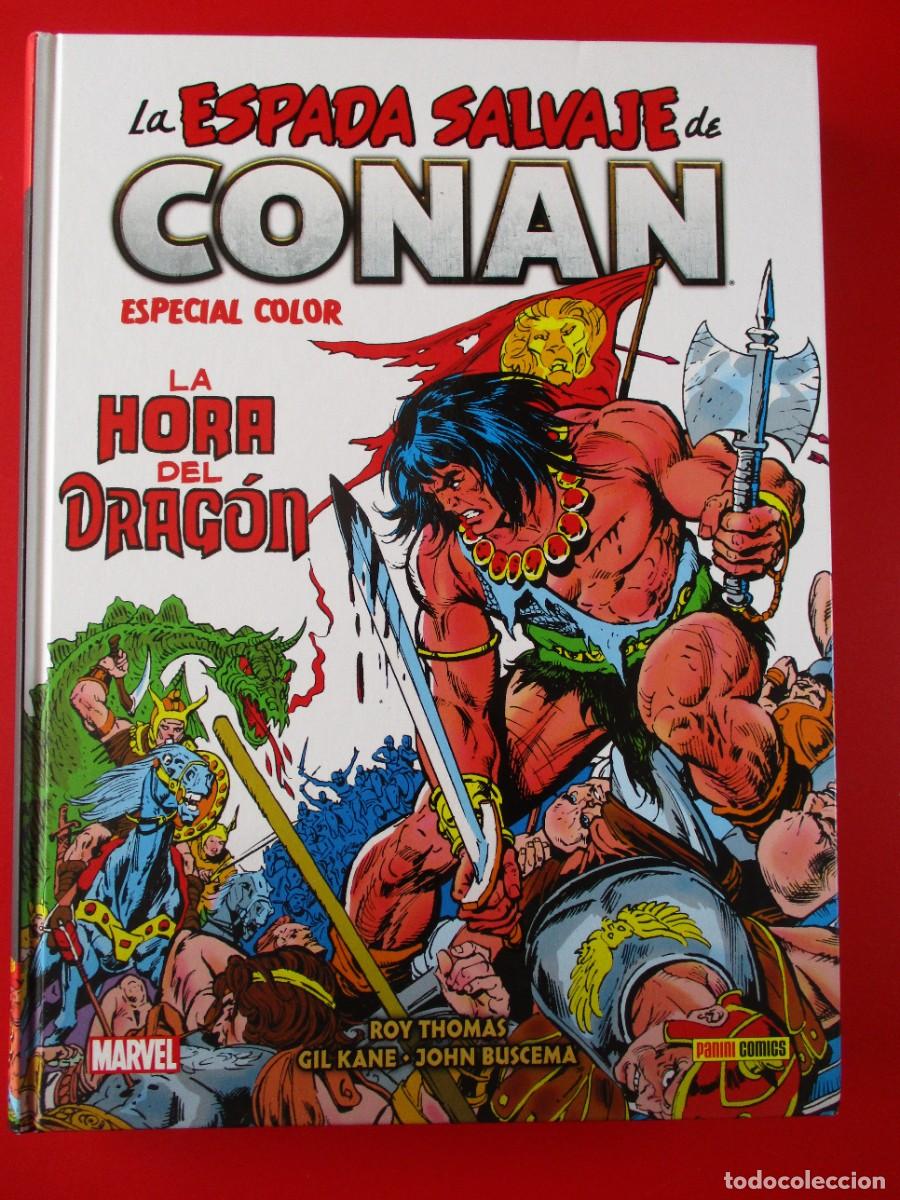 C&oacute;mics: CONAN (2021, PANINI) -BIBLIOTECA. LA ESPADA SALVAJE COLOR- 1 : LA HORA DEL DRAG&Oacute;N BIBLIOTECA CONAN.