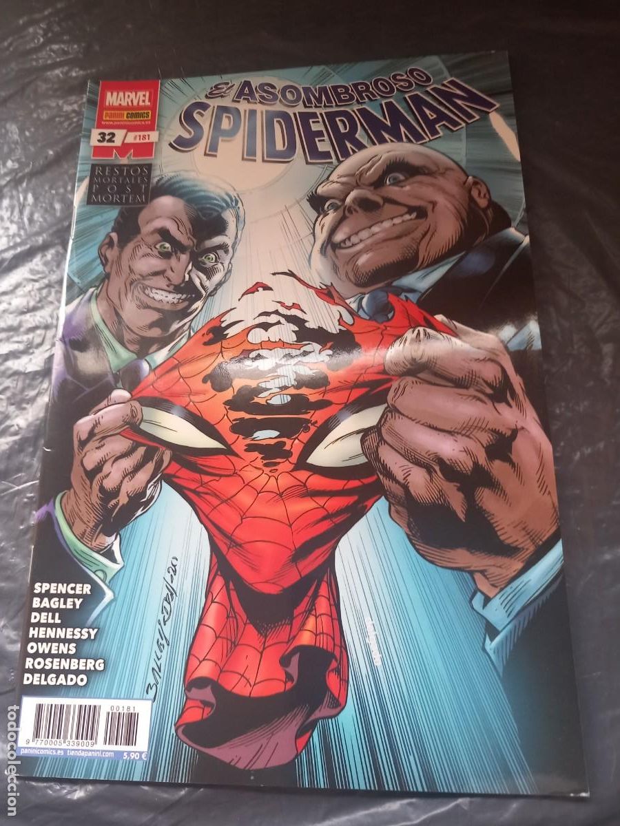 C&oacute;mics: EL ASOMBROSO SPIDERMAN VOL. 7 N&deg; 32 / 181 PANINI L18