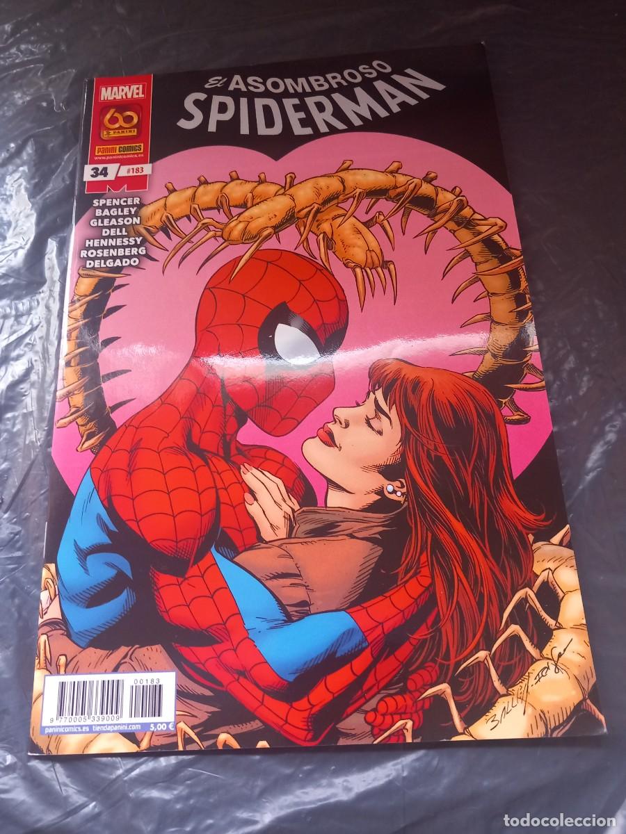 C&oacute;mics: EL ASOMBROSO SPIDERMAN VOL. 7 N&deg; 34 / 183 PANINI L18
