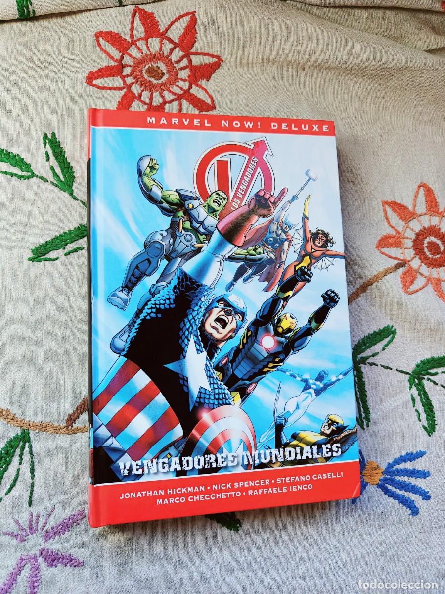 C&oacute;mics: Los Vengadores. Vengadores mundiales. Tomo 6. Marvel Now Deluxe. Hickman. Panini.