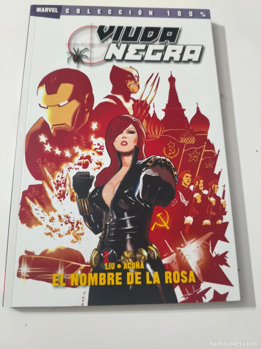 C&oacute;mics: Viuda Negra. El nombre de la rosa. 100% Marvel - Panini - Liu De Connick Daniel Acu&ntilde;a McKelvie