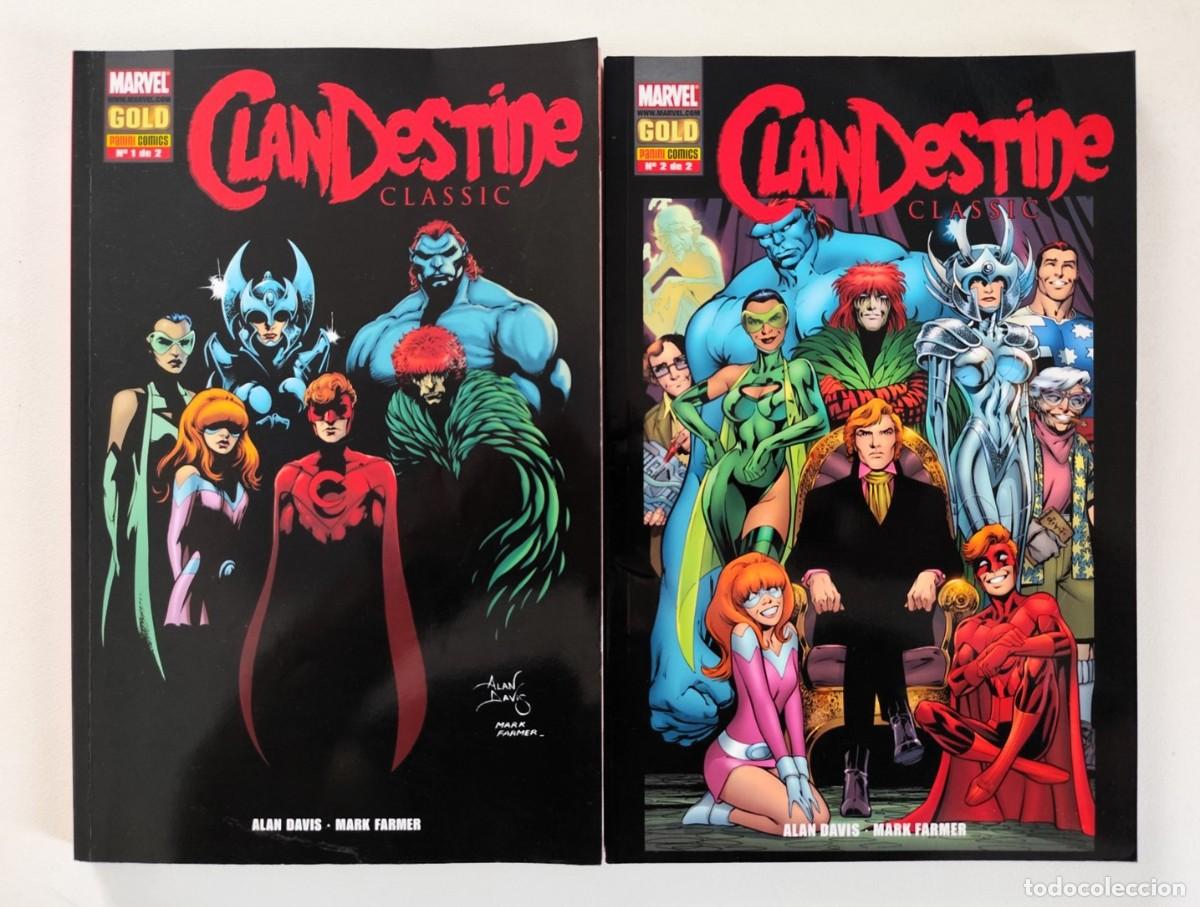 C&oacute;mics: ClanDestine Classic Marvel Gold # 1-2 (Alan Davis) COMPLETA ~ MARVEL/PANINI (2009) - Foto 1