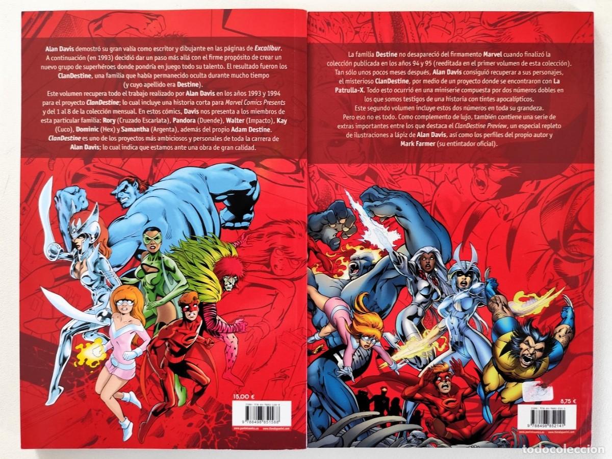 C&oacute;mics: ClanDestine Classic Marvel Gold # 1-2 (Alan Davis) COMPLETA ~ MARVEL/PANINI (2009) - Foto 2
