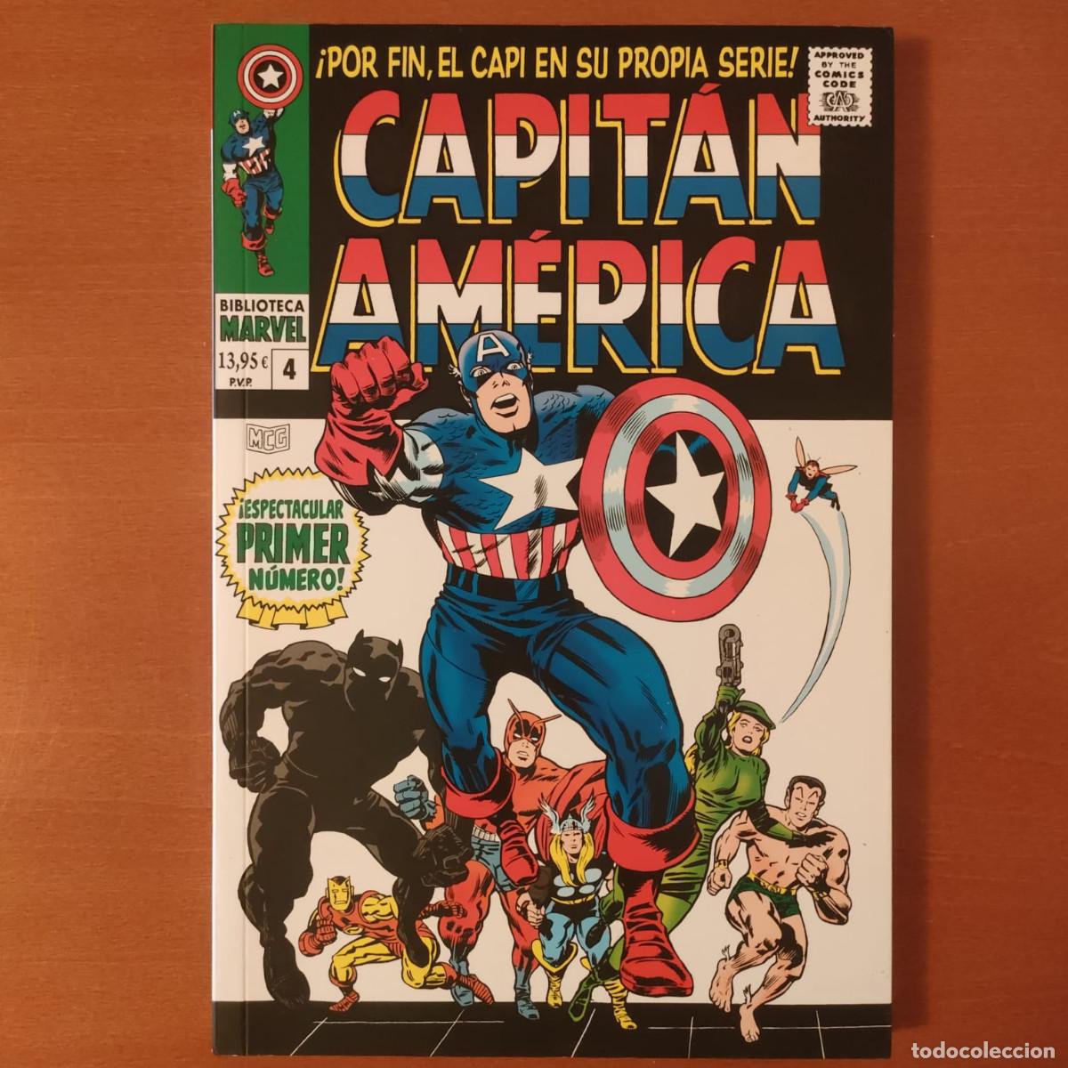 C&oacute;mics: Biblioteca Marvel 80. Capit&aacute;n Am&eacute;rica 4 1967-68 Panini C&oacute;mics