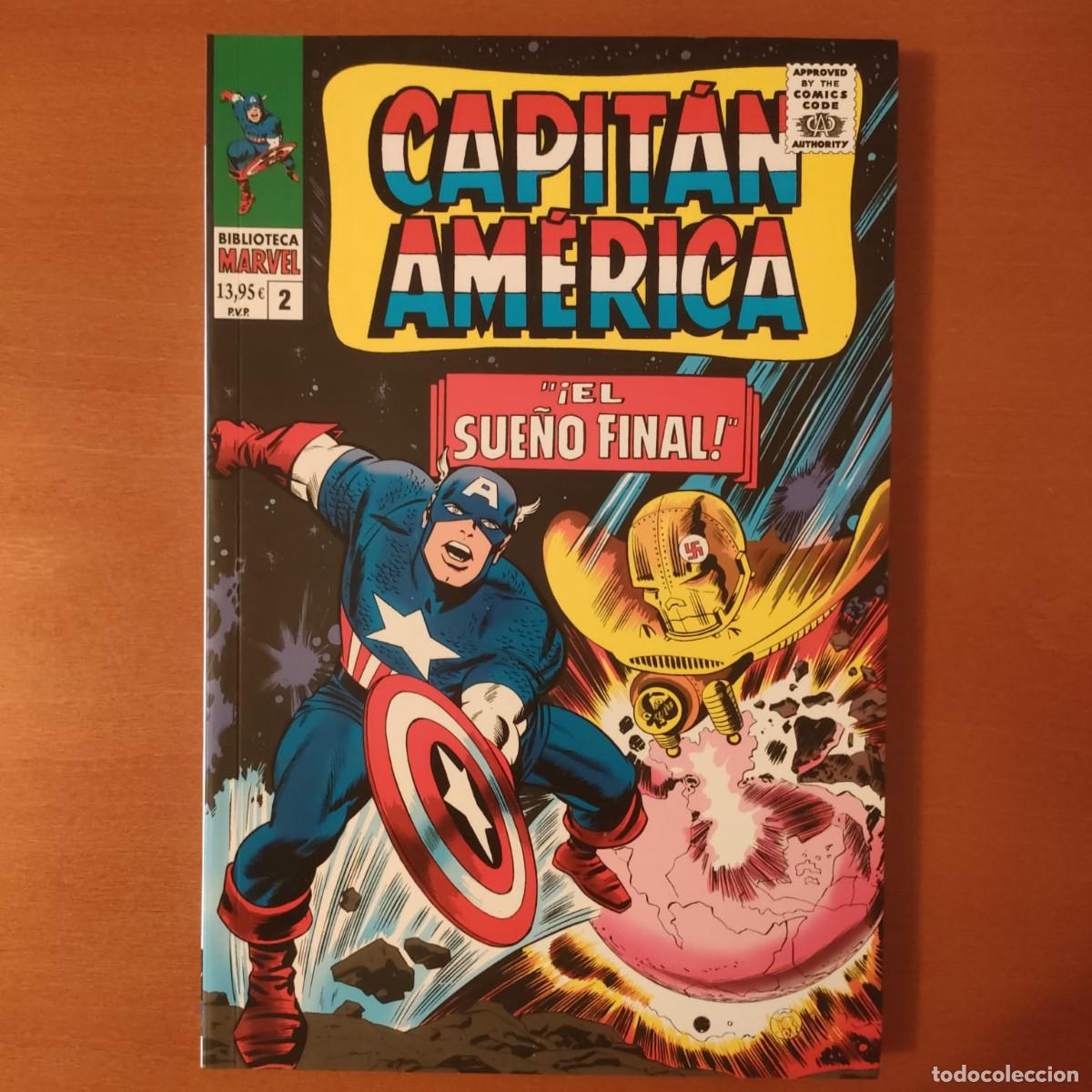 C&oacute;mics: Biblioteca Marvel 44. Capit&aacute;n Am&eacute;rica 2 1965-66 Panini C&oacute;mics