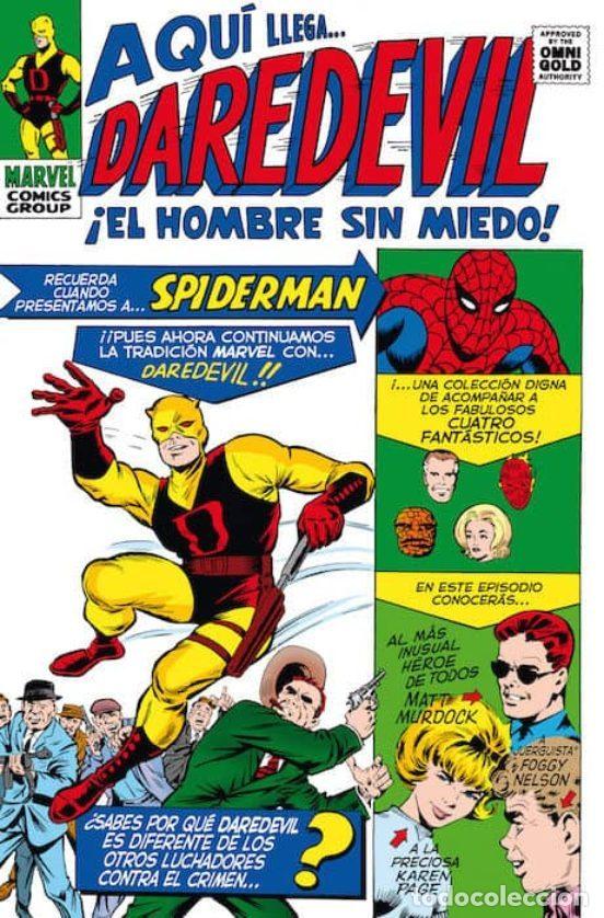 C&oacute;mics: Daredevil 01: &iexcl;El Hombre sin Miedo! (Marvel Gold) (Panini Comics) - Stan Lee; Gene Colan y Wallace W