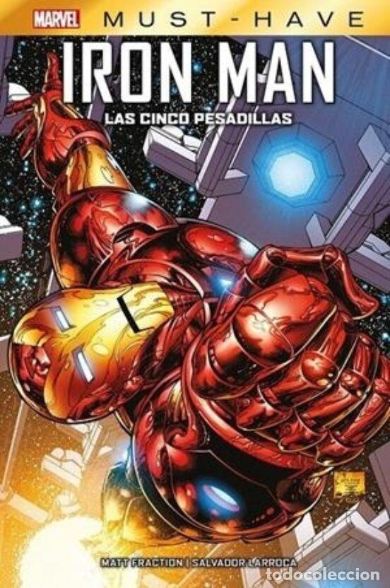 C&oacute;mics: El Invencible Iron Man: Las cinco pesadillas (Marvel Must-Have, Panini) - Matt Fraction; Salvador La