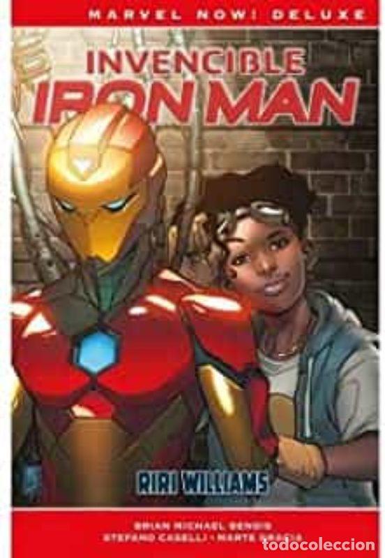 C&oacute;mics: Invencible Iron Man 04: Riri Williams (Marvel Now! Deluxe, Panini) - Brian Michael Bendis; Stefano C
